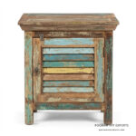 Unique Reclaimed Bedside
