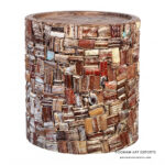 Traditional Recycled Wooden Stool