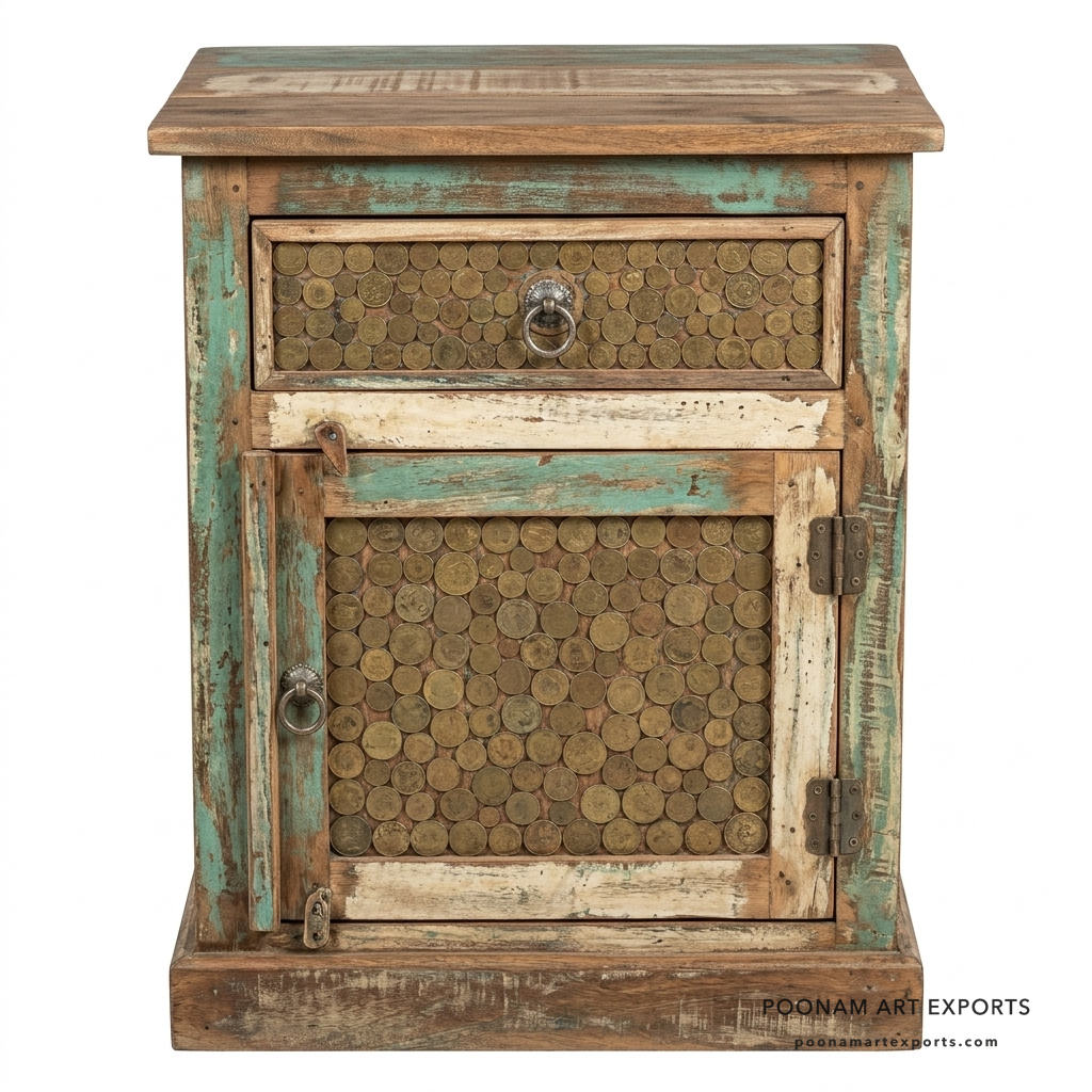 studio_1_front_center_wm Bedside Table in Indian Design - Image 1