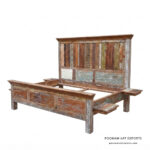 Hotel Bed in Reclaimed Wood - Image 2