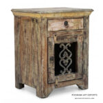 Vintage Wooden Nightstand - Image 2