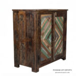 Rustic Multicolor Indian Ethnic Cabinet - Image 2
