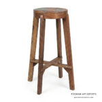 Recycled Modern Bar Stool - Image 2