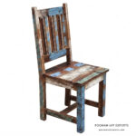 Restaurant Dining Chair in Reclaimed Wood - Image 2