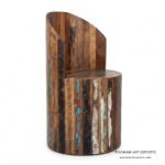 Recycled Wood Dining Chair - Image 2