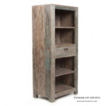 Reclaimed Wood Open Bookcase - Image 2